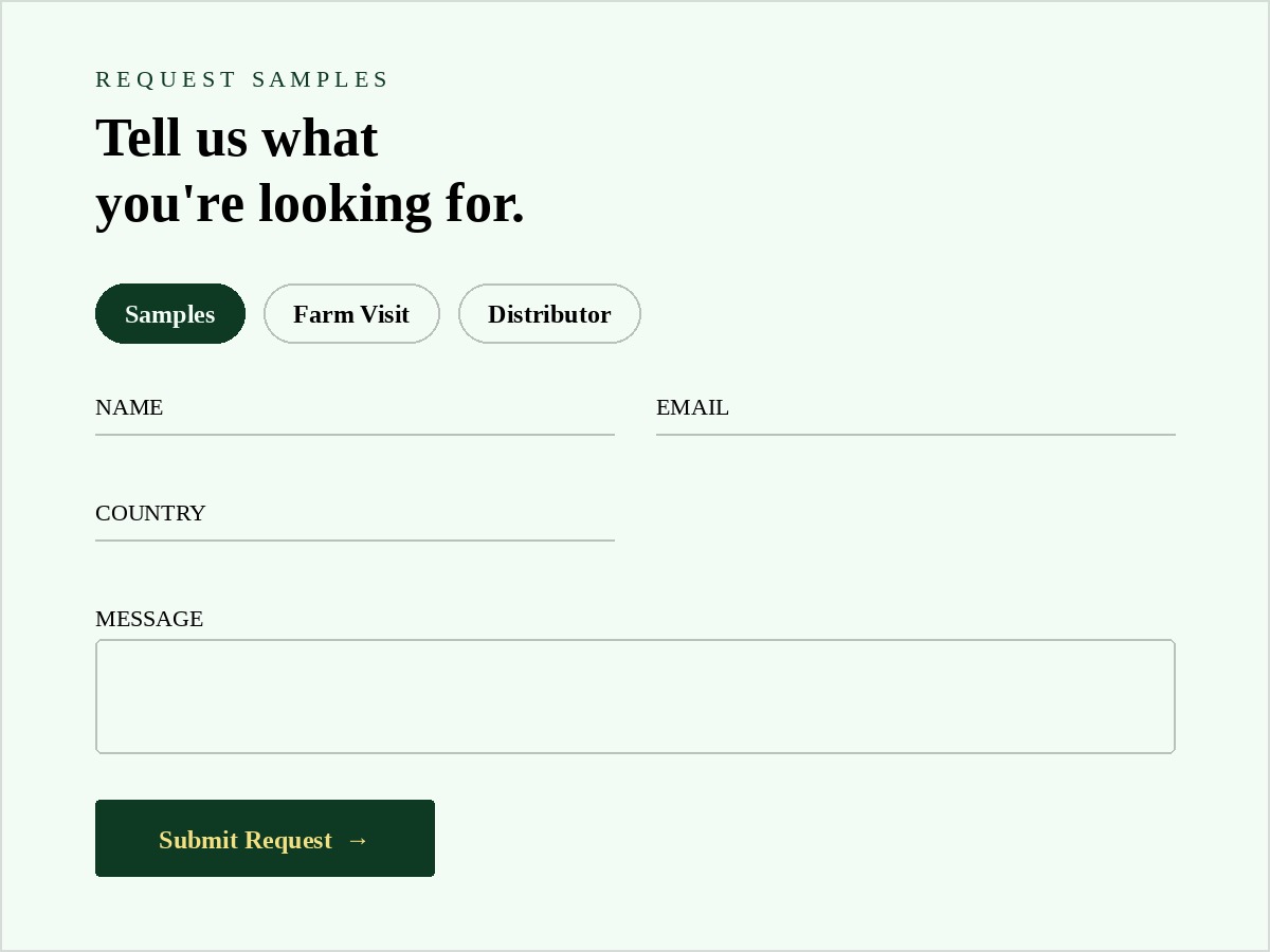 WTEA request form